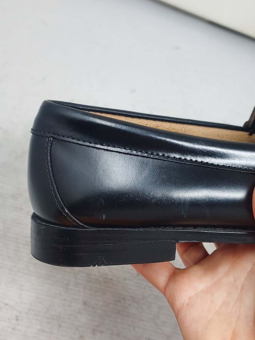 G.H.BASS WOMENS Lianna Bit Easy Weejuns Black Loafer - Picture 7 of 10